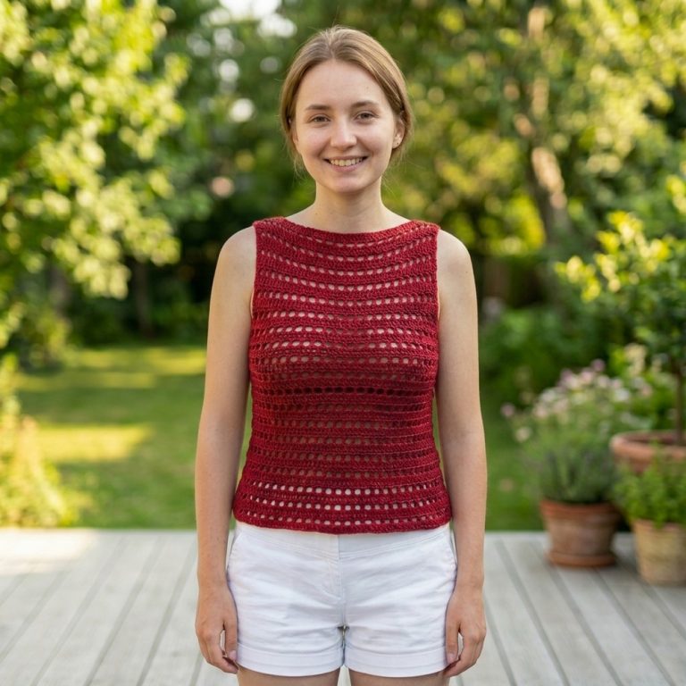 Everyday Crochet Tank Top Pattern Offering A Stylish Twist 9