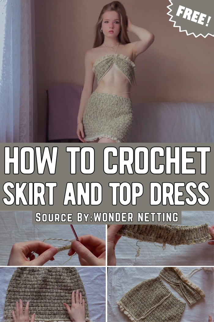 Lightweight Crochet Skirt and Top Pattern