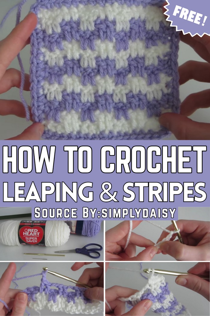 Versatile Crochet Leaping Stripes Pattern