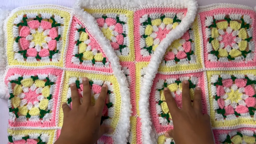 Warm Crochet Lollipop Jacket Pattern 4