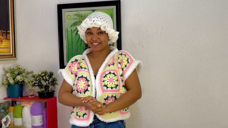 Warm Crochet Lollipop Jacket Pattern 5