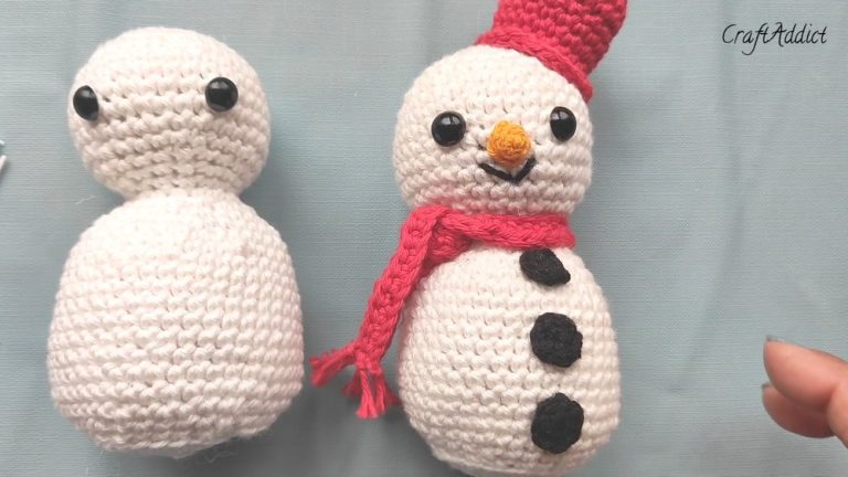 Fancy Crochet Amigurumi Snowman For Christmas Creations