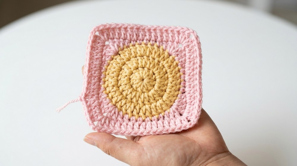 Colorful Crochet Smiley Face Tote Bag for Fresh Trends 7