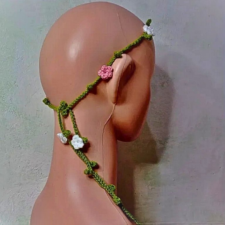 Modernized Crochet Flower Crown Ideal for Everyday Glamour                   h complete