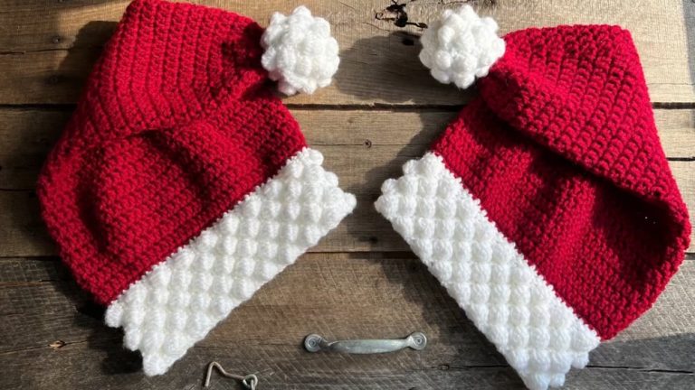 Charming Crochet Santa Hat Pattern for Festive Looks
