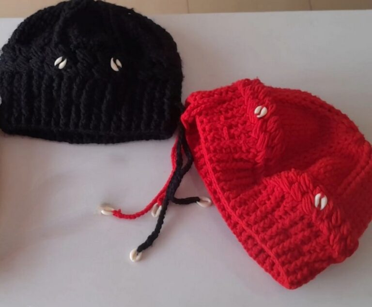 Vibrant Crochet Afrocentric Hat for Standout Fashion