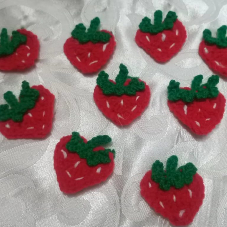 Fresh Crochet Strawberry Perfect for Seasonal Decor