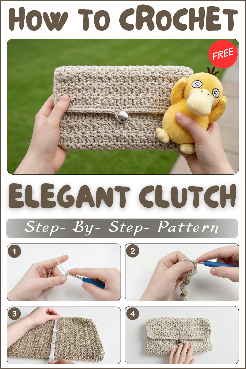 Elegant Crochet Clutch Pattern to Carry With Confidence 1