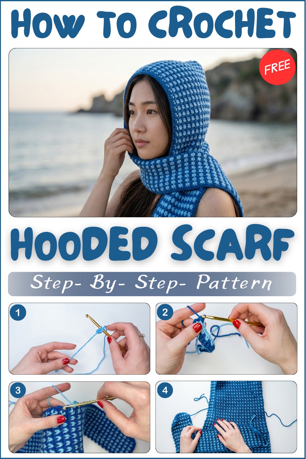 How Crochet Hooded Scarf Pattern Keeps You Warm in Style 1