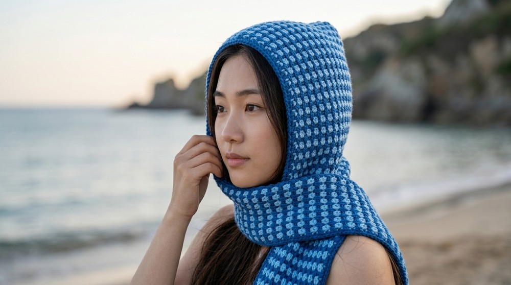 How Crochet Hooded Scarf Pattern Keeps You Warm in Style 2