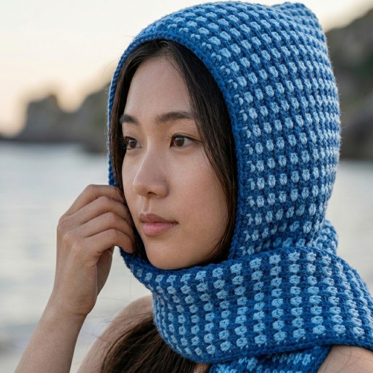 How Crochet Hooded Scarf Pattern Keeps You Warm in Style 9