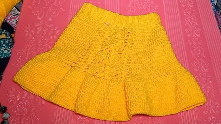 Feminine Crochet Skirt With Ruffles for Chic Wardrobes