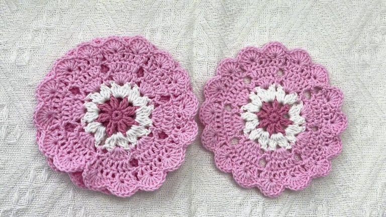 Sophisticated Crochet Coaster Charm for Every Occasion
