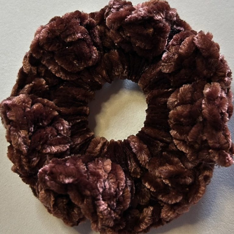 Luxurious Crochet Velvet Scrunchies for Dressing With Elegance