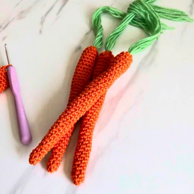 Tiny Crochet Carrot for Cozy Handmade Corners