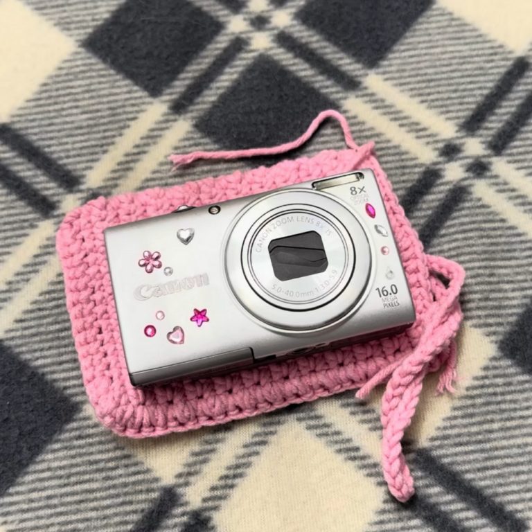 Vibrant Crochet Camera Case Made for Fun Photography