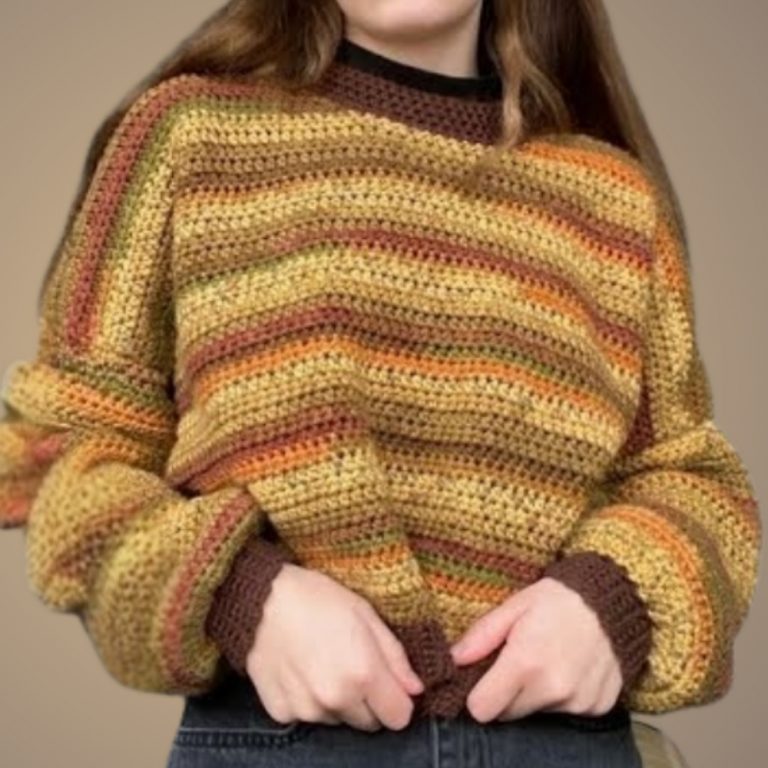 Cozy Crochet Jumper Pattern for Layered Outfits