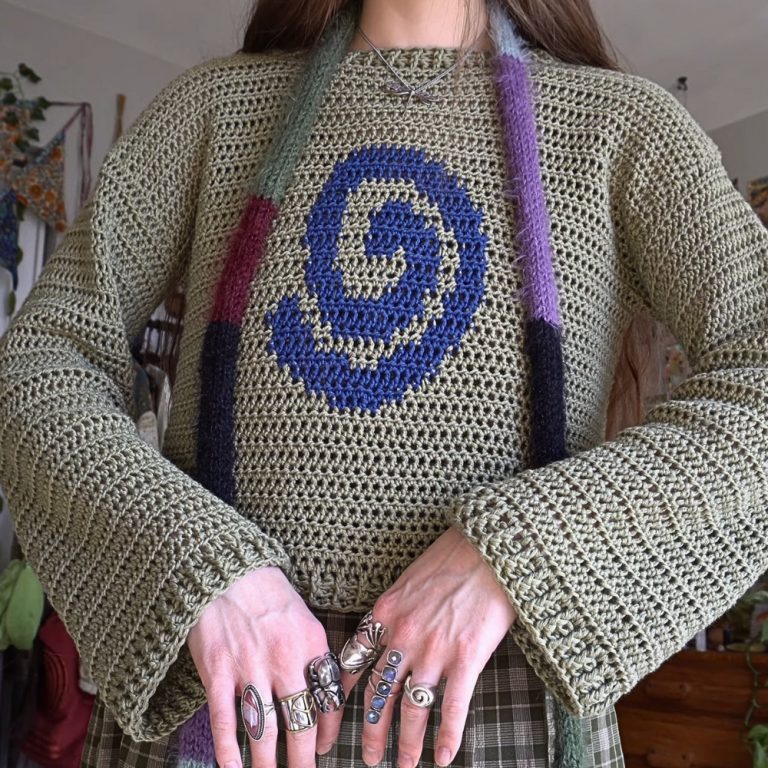 Stylish Crochet Spiral Sweater Inspirations for Layered Fashion