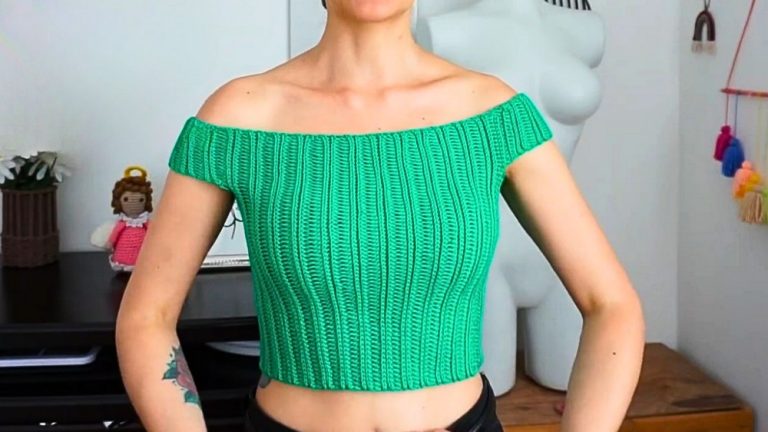Effortless Crochet Off-Shoulder Top Pattern for Stunning Looks