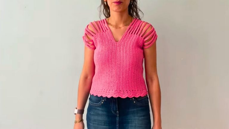 How to Crochet Shoulder Blouse Pattern Perfect for All Seasons