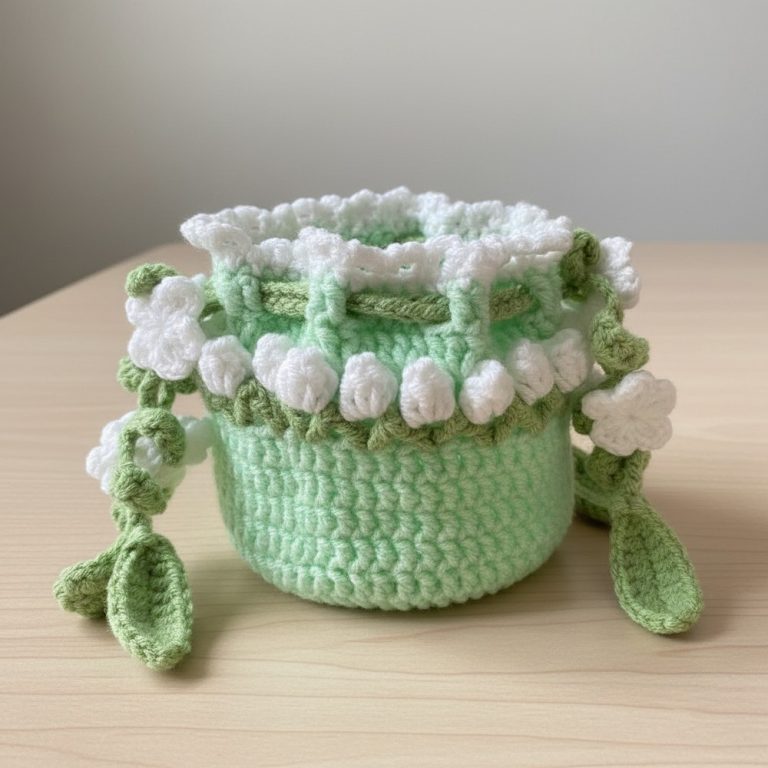 Charming Crochet Drawstring Tulip Bag Pattern for Every Occasion