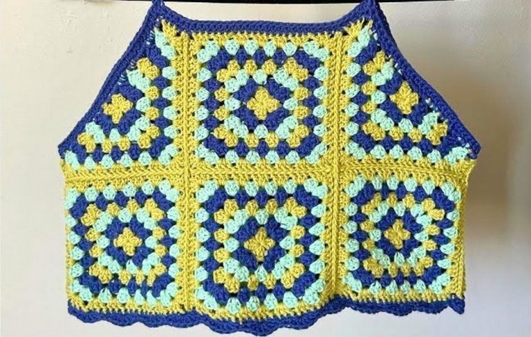 How to Crochet Square Crop Top Pattern for Breezy Comfort