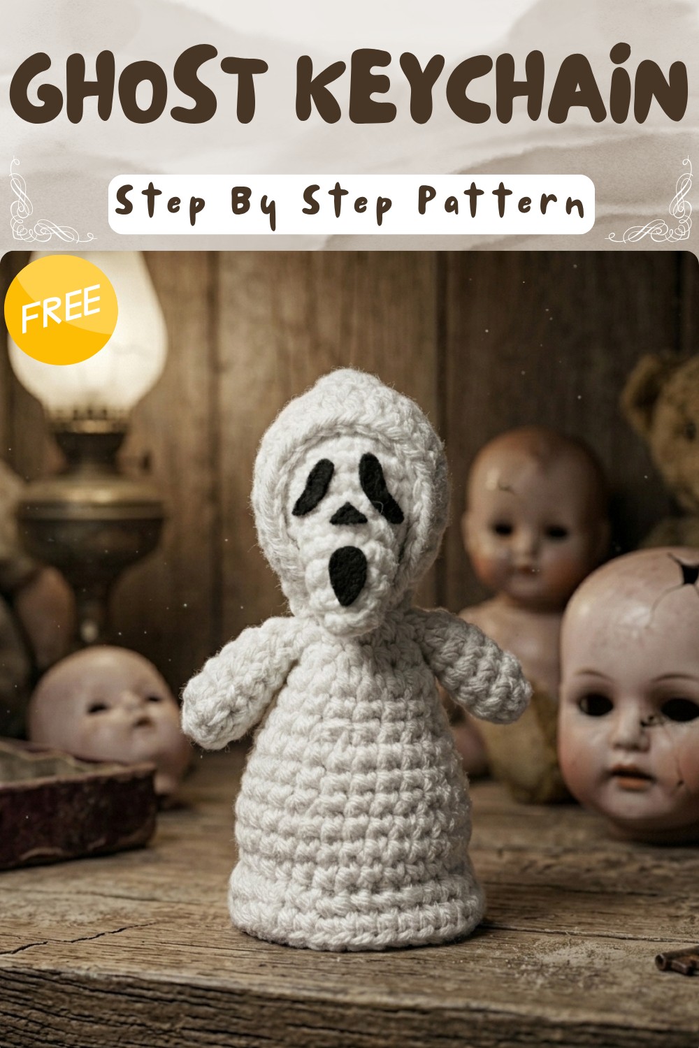How to Crochet Ghost Keychain Pattern for Trendy Everyday Style