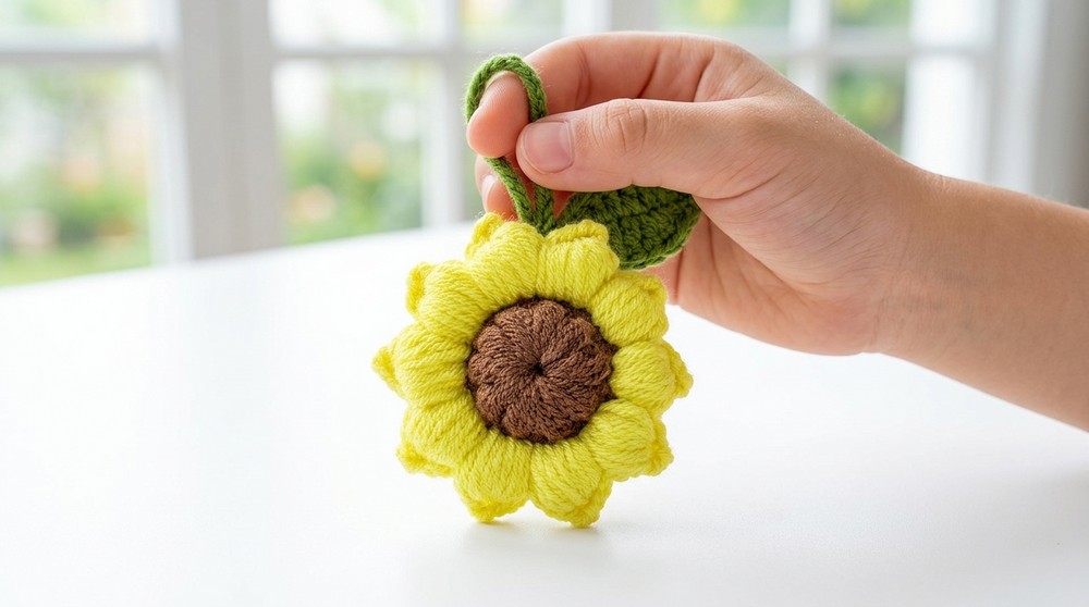 How to Crochet Sunflower Keychain Pattern for Stunning Looks