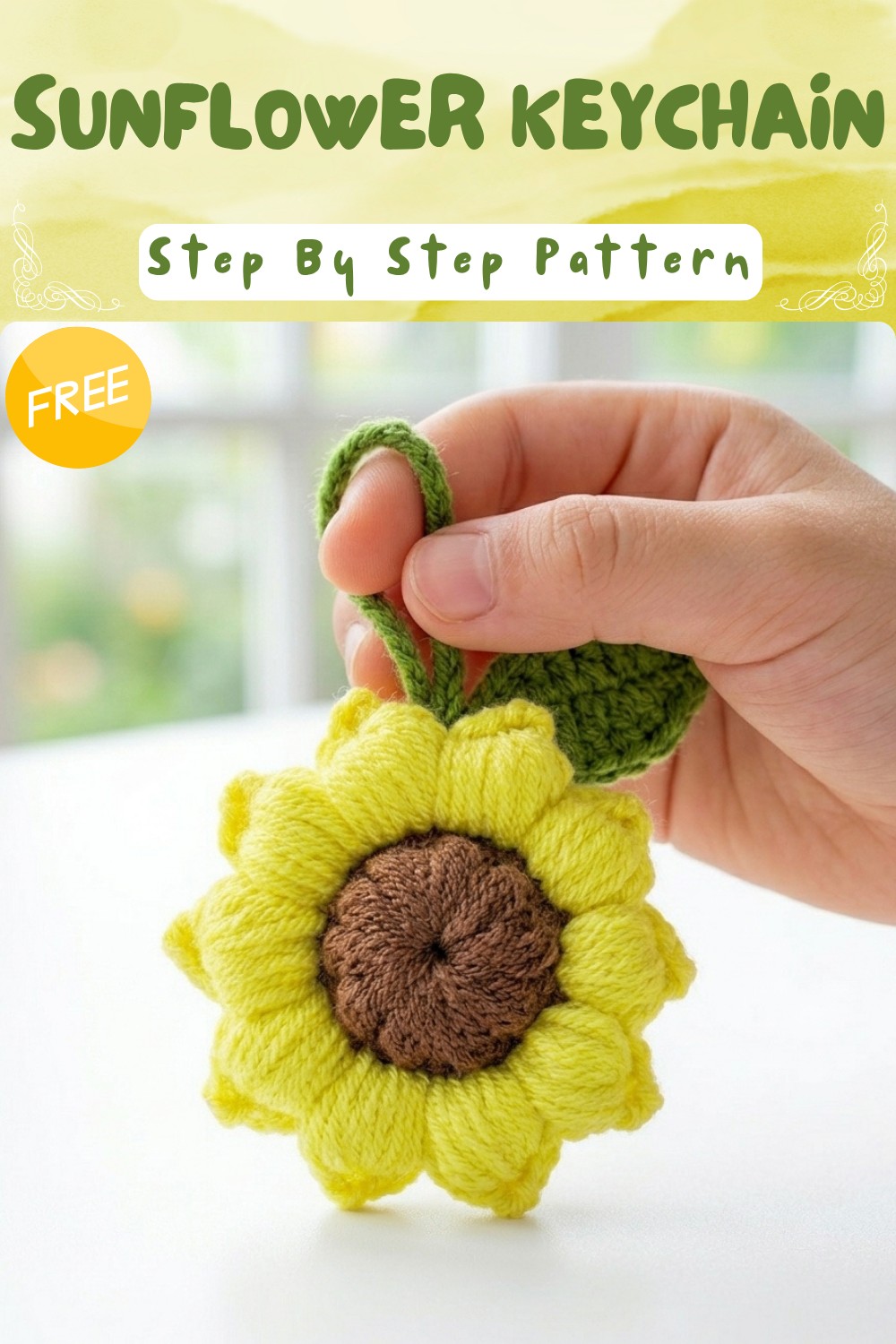 How to Crochet Sunflower Keychain Pattern for Stunning Looks