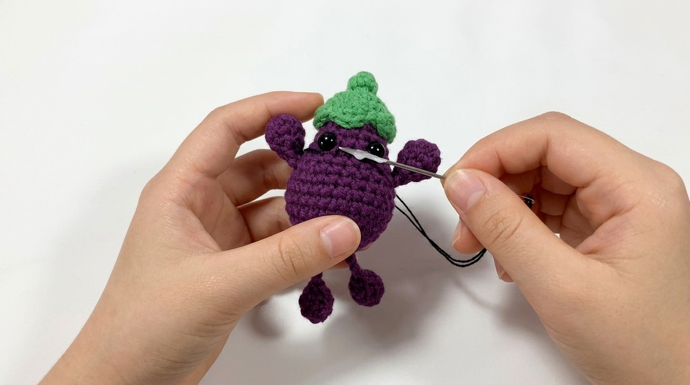 How to Crochet an Eggplant Pattern for Cute Home Décor