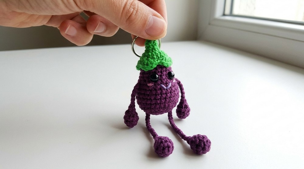 How to Crochet an Eggplant Pattern for Cute Home Décor