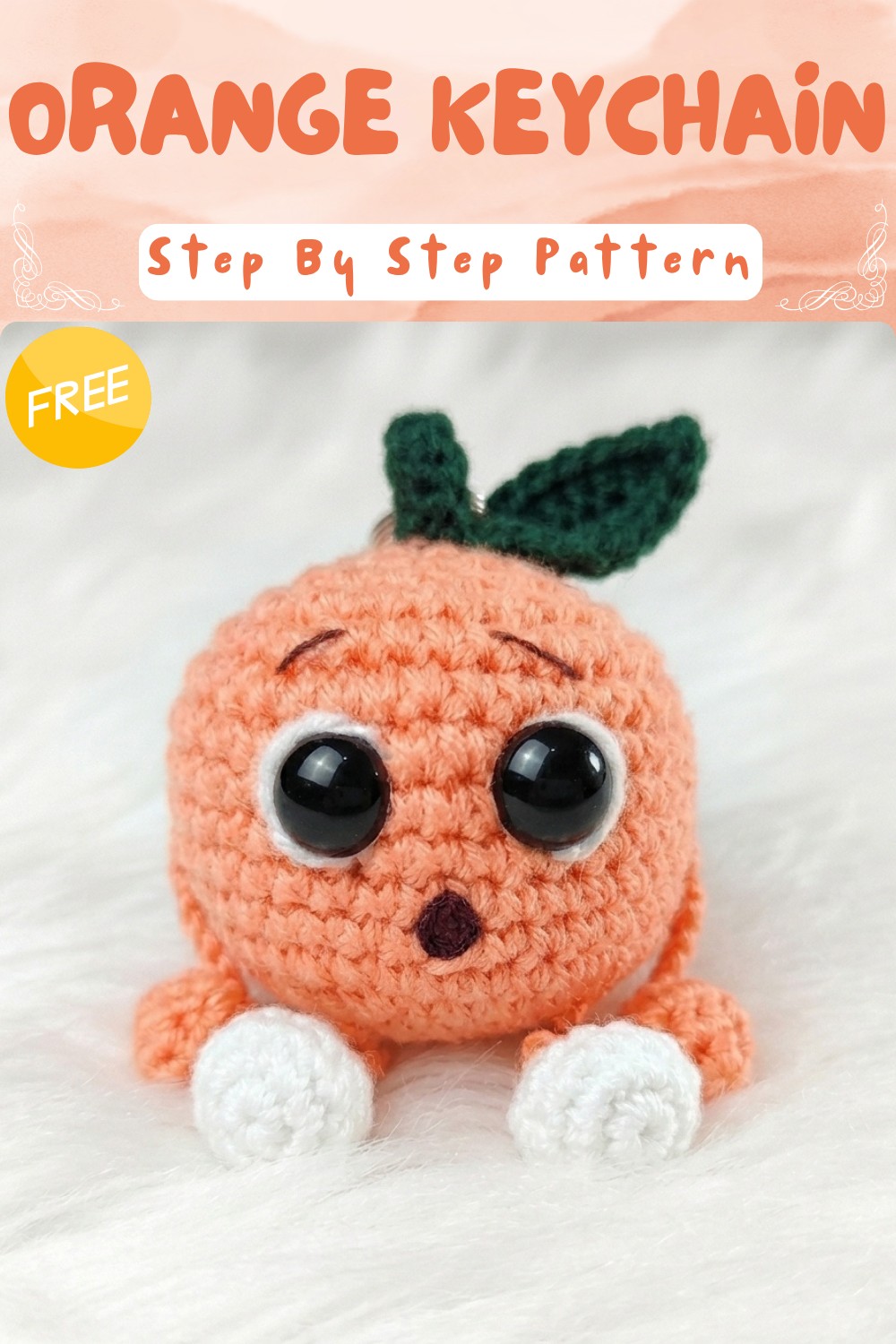 How to Crochet an Orange Keychain Pattern for Beginners