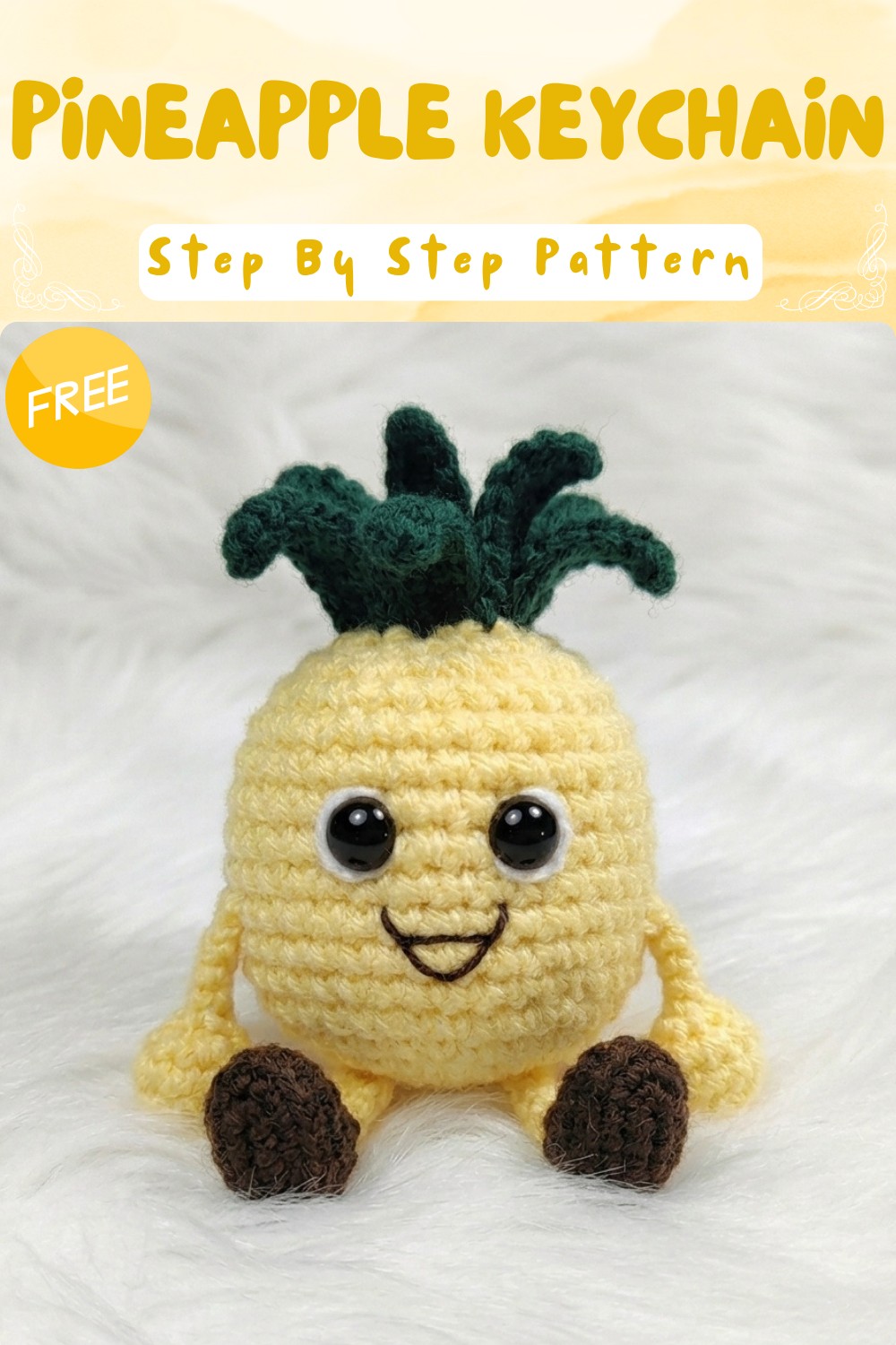 Step-by-Step Crochet Pineapple Keychain Pattern for a Fun Look