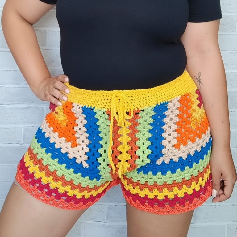 Step-by-Step Crochet Striped Shorts Pattern for a Trendy Look