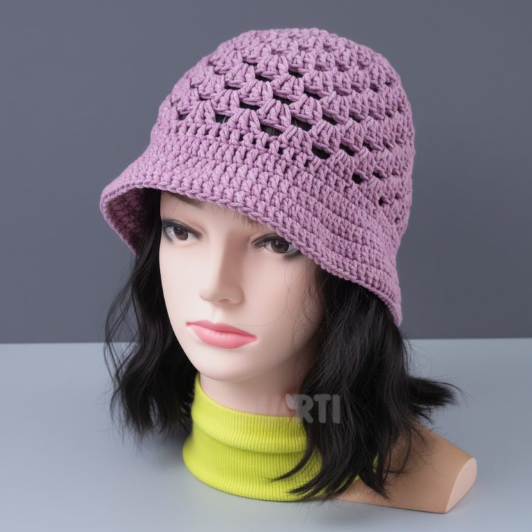 Crochet Granny Bucket Hat Pattern to Turn Heads All Season Long