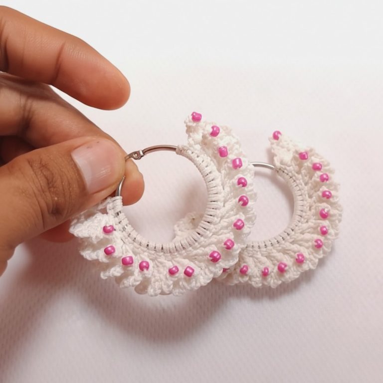 Cute Crochet Fan-Shaped Earrings Pattern for Ultimate Style Goals