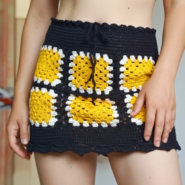 Learn the Crochet Squares Skirt Pattern for Everyday Elegance