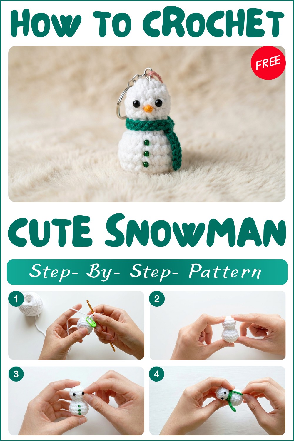 Adorable Crochet Snowman Pattern for Festive Handmade Decor