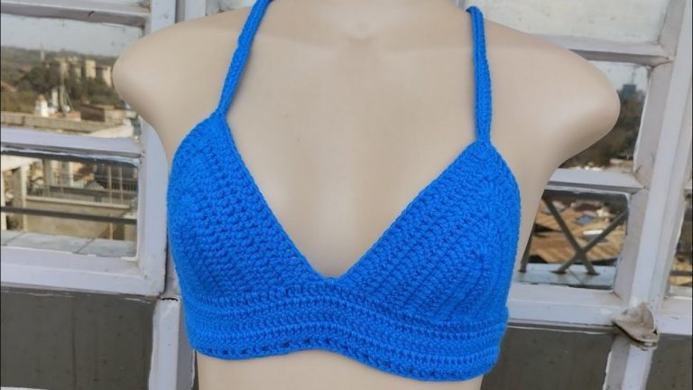 Crochet Bralette Tutorial 1