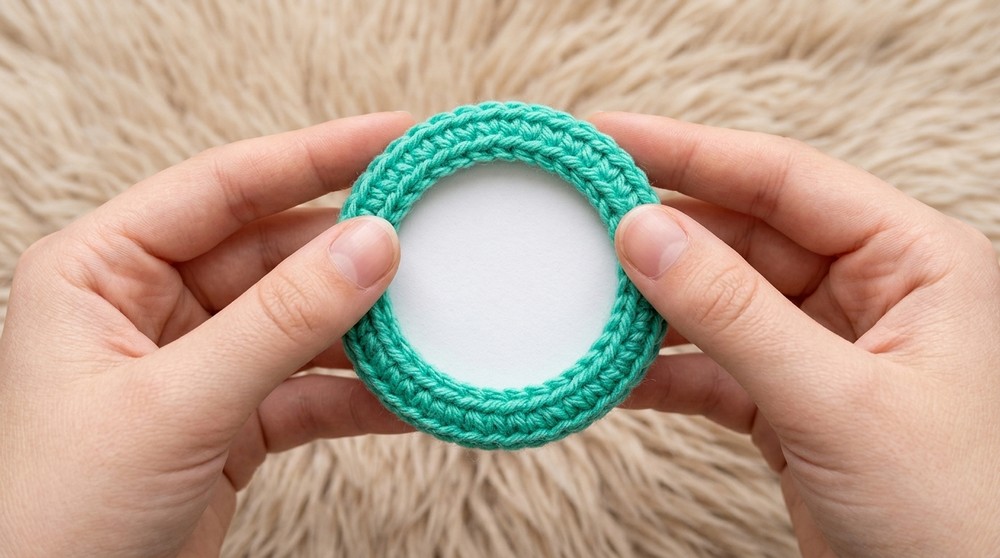 Free Crochet Flower Mirror Keychain Pattern to Style Your Accessories