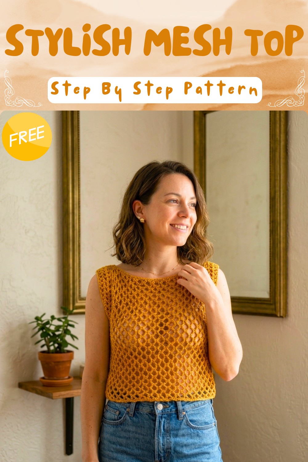 Glam Crochet Mesh Top Pattern for Everyday Luxury