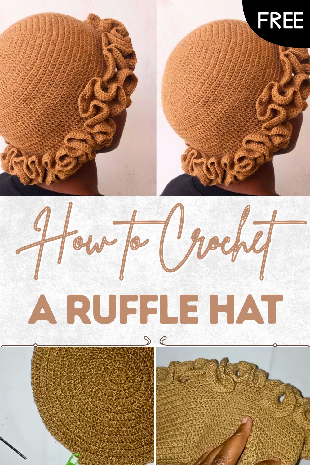 How To Crochet A Ruffle Hat