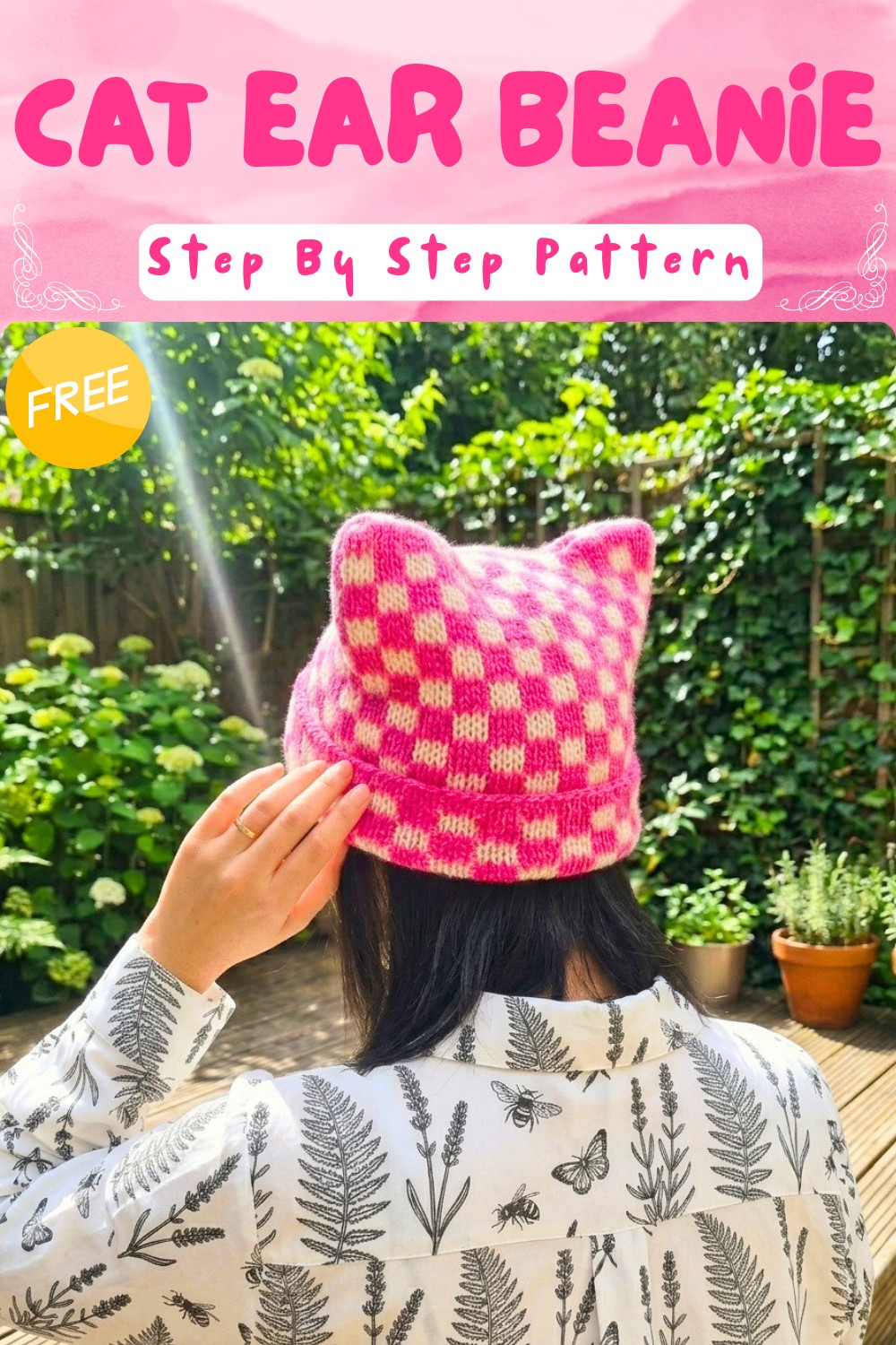 Purrfect Crochet Cat Ear Beanie Pattern for Cat Lovers