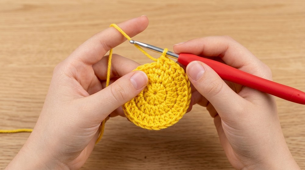 free crochet chicken swing pattern for charming rustic decor
