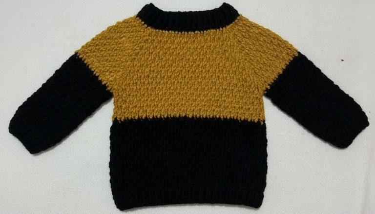 Crochet Baby Sweater Pattern 1