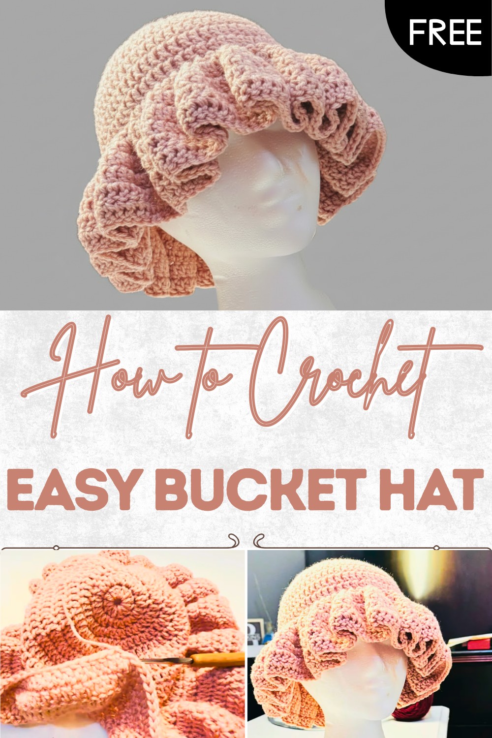 Crochet Bucket Hat Pattern