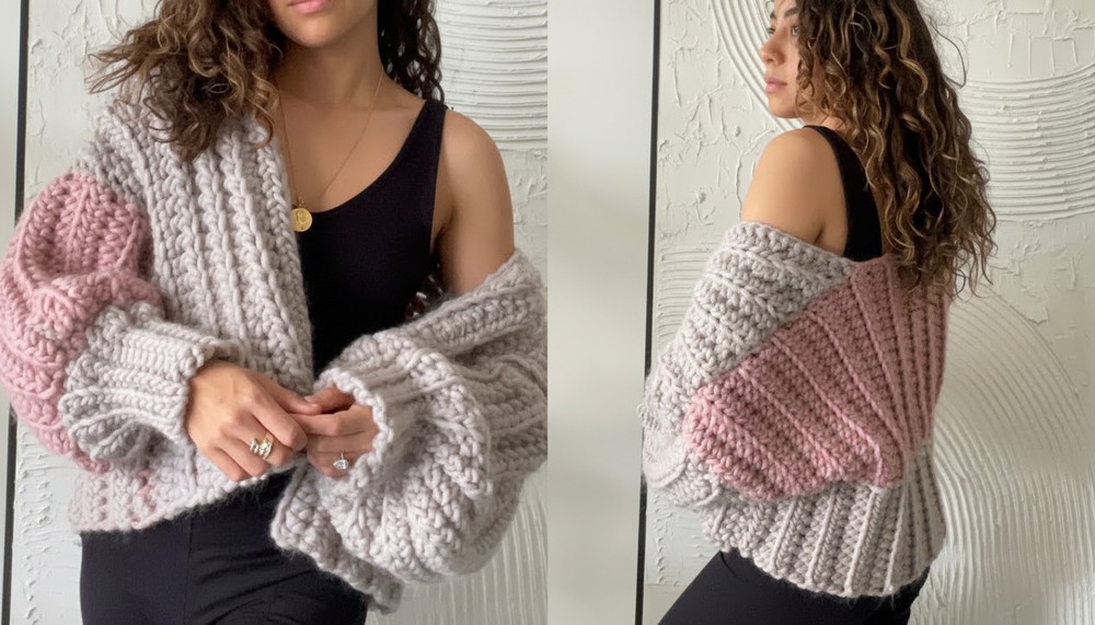 Crochet Chunky Sweater Pattern 1