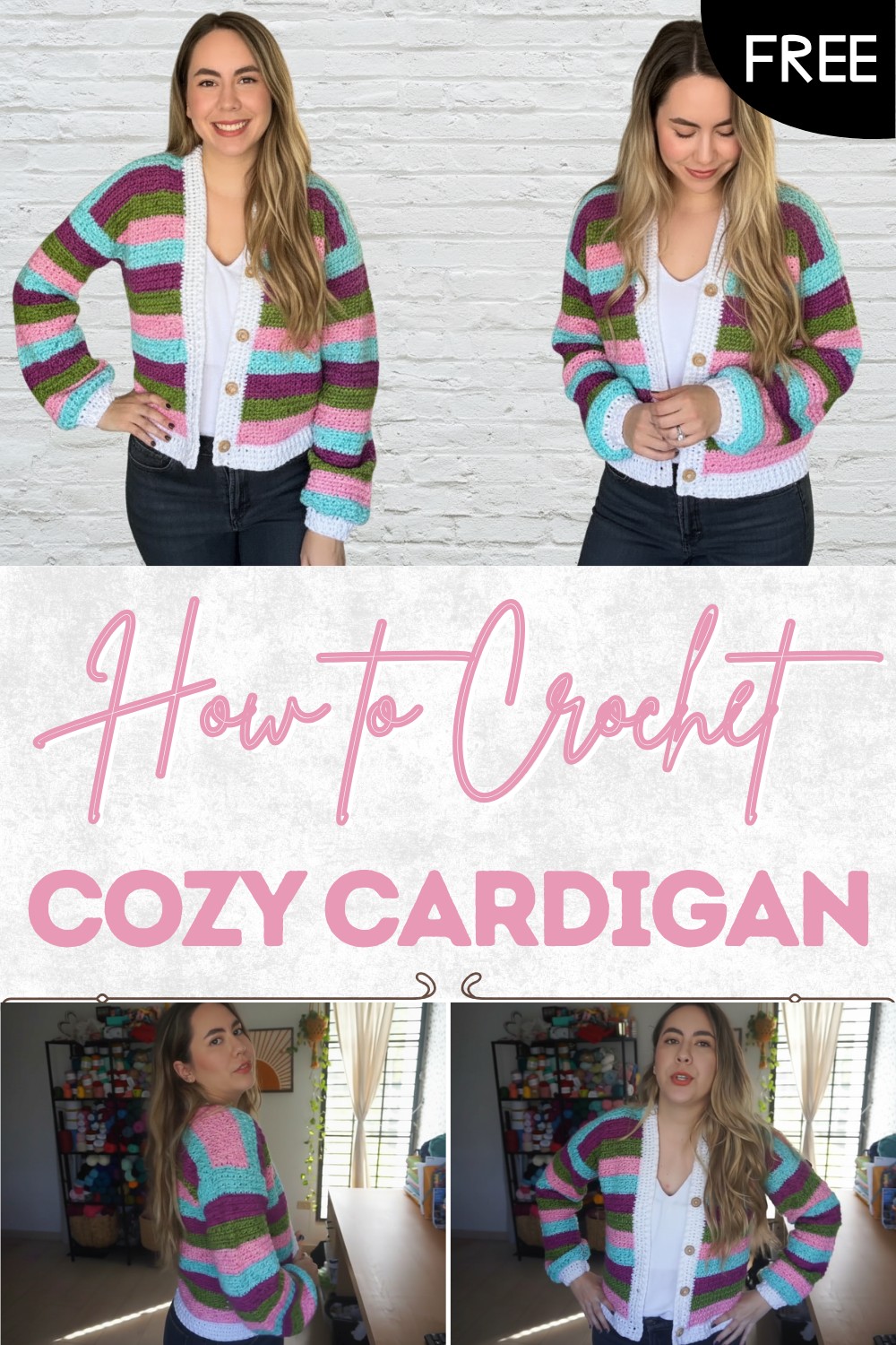 Crochet Cozy Cardigan Pattern