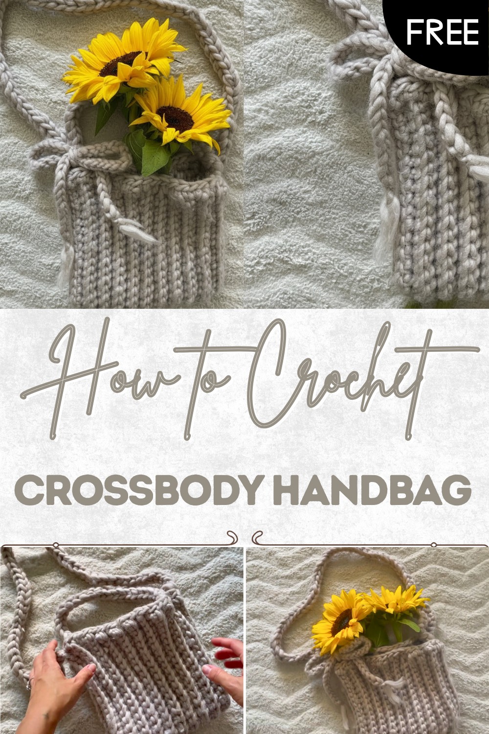 Crochet Crossbody Handbag