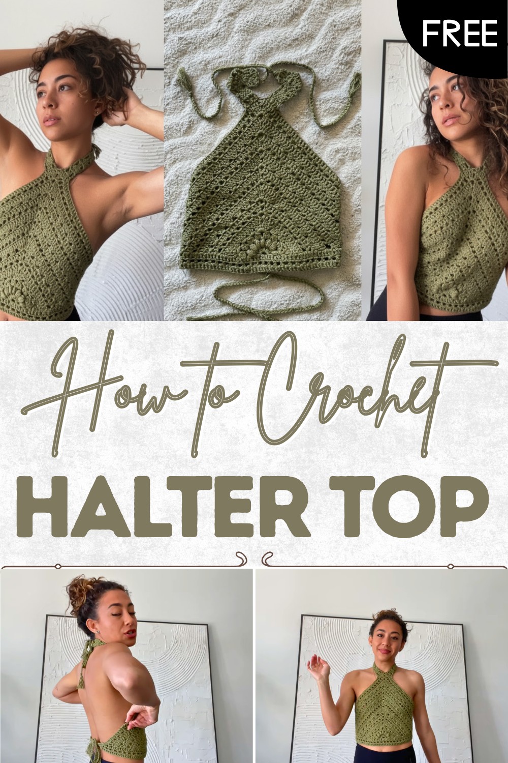 Crochet Halter Top Tutorial